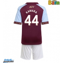 Aston Villa Boubacar Kamara #44 Hjemmedraktsett Barn 2025-26 Kortermet (+ Korte bukser)